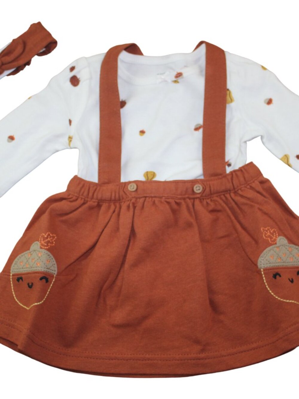 Carter's Thanksgiving Jumper Dress Set Baby Girls NB 3M 6M 9M 12M 18M 24M NWT